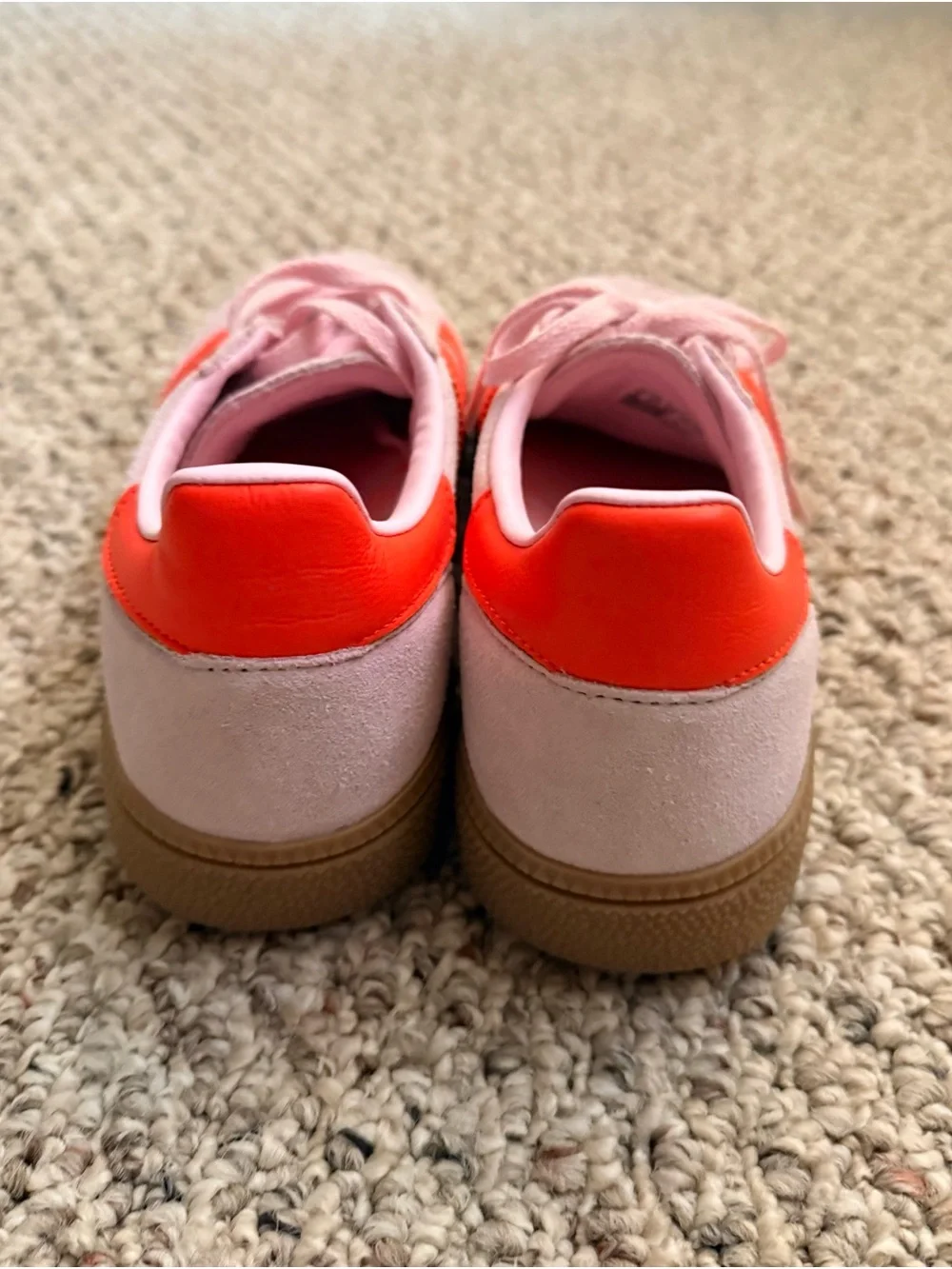 New Without Tags adidas Handball Spezial Women’s 8 Pink & Orange Sneakers - Picture 5 of 8